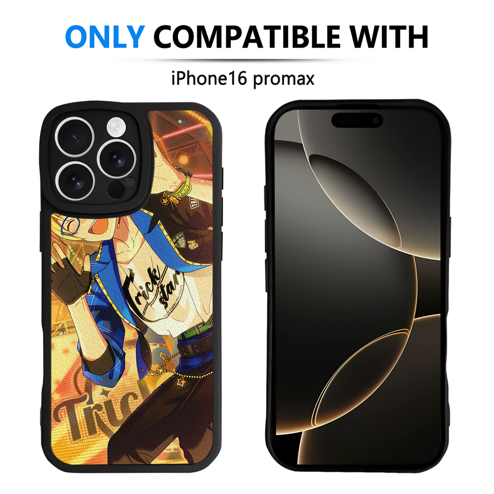 （画像用） あんさんぶるスターズ! Ensemble Stars 【iPhone 16シリーズ対応】シリコンスマホケース（レザー調） 材質：シリコン